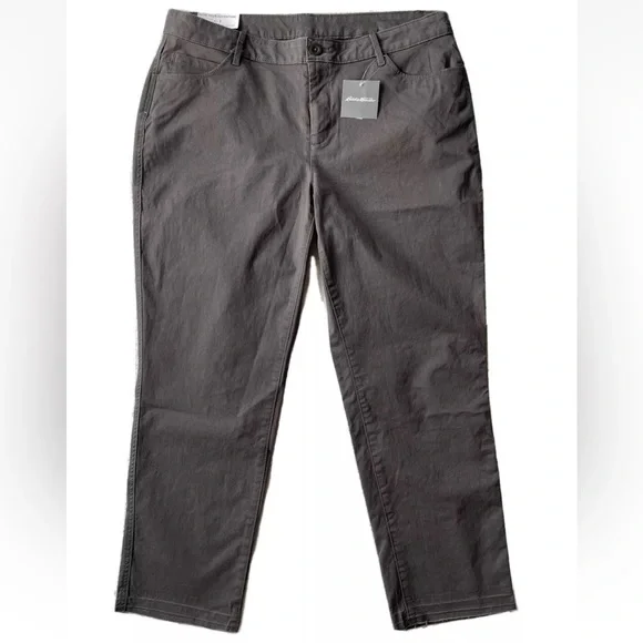 Eddie Bauer Women's Legend Wash Release Hem Crop Size: 12 - Picture 3 of 8